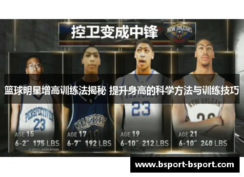 篮球明星增高训练法揭秘 提升身高的科学方法与训练技巧